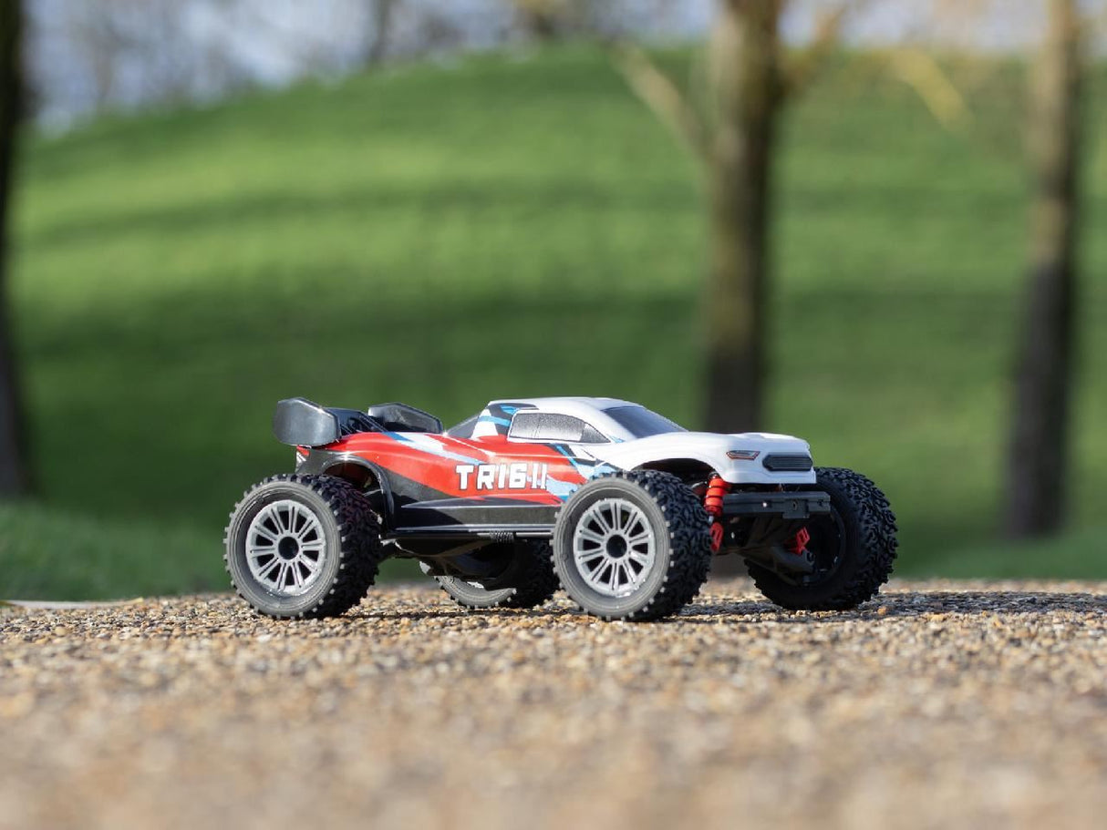 Pd Racing Tr16Ii Brushed Rc Truggy (Red, Blue & White)
