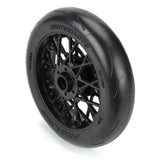 Proline 1/4 Supermoto S3 Motorcycle Front Tire Mtd Black (1): Promot