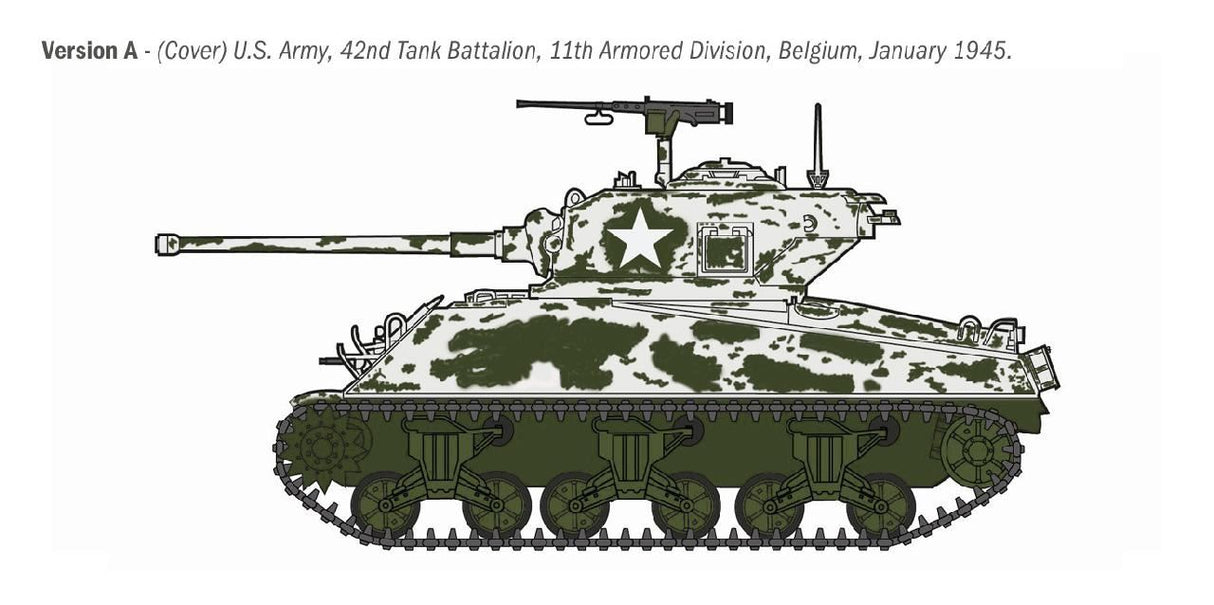 Italeri 1/35 Sherman M4A3 Wet