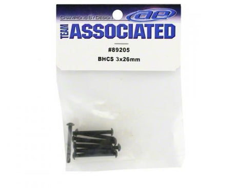 Team Associated BHCS 3X26mm Screws (10)