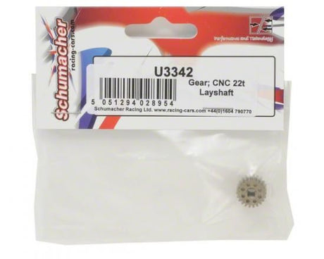 Schumacher Gear; CNC 22t Layshaft