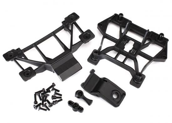 TRAXXAS Body mounts, front & rear with screws