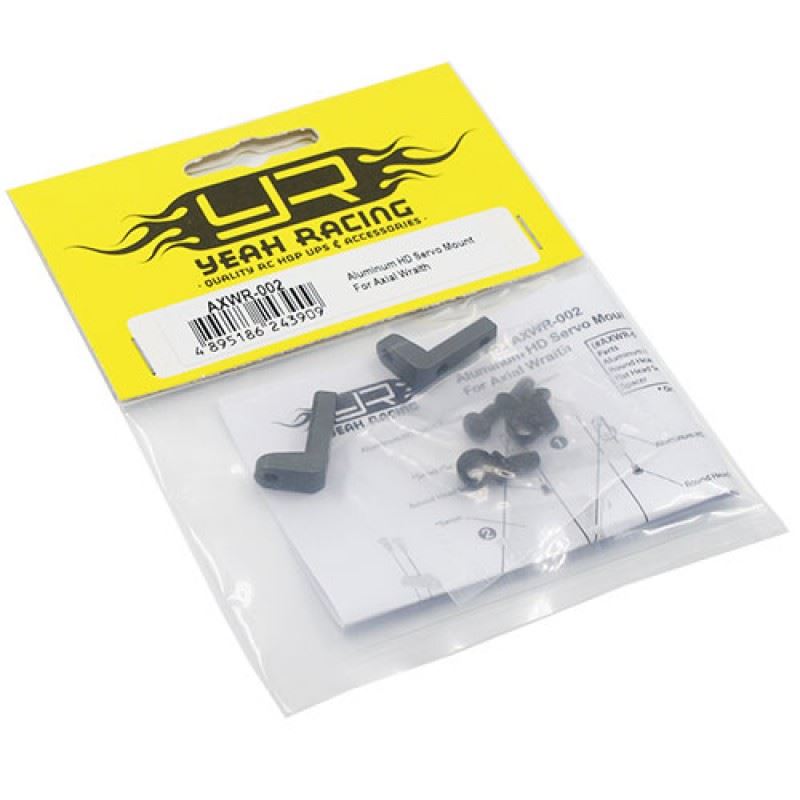 Yeah Racing Aluminum HD Servo Mount For Axial Wraith