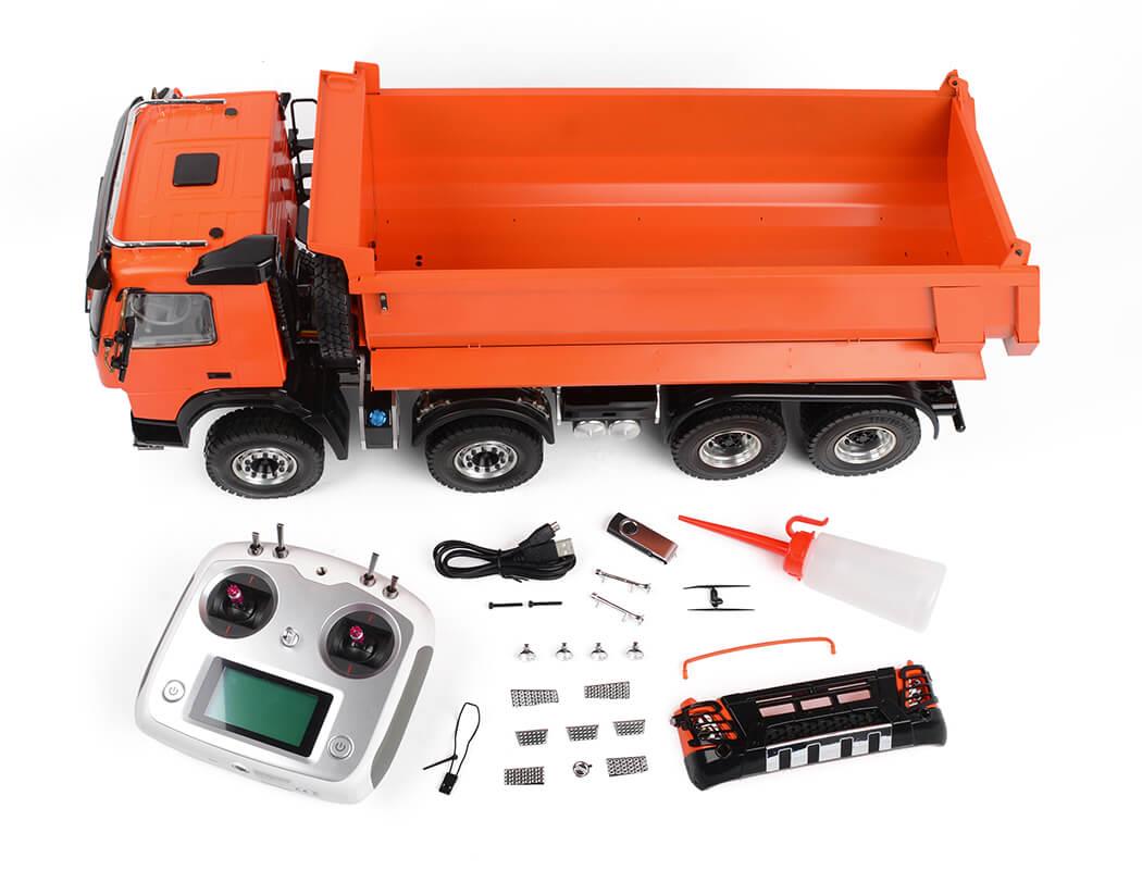 Rc4Wd 1/14 8X8 Armageddon Hydraulic Dump Truck (Fmx) (Orange)