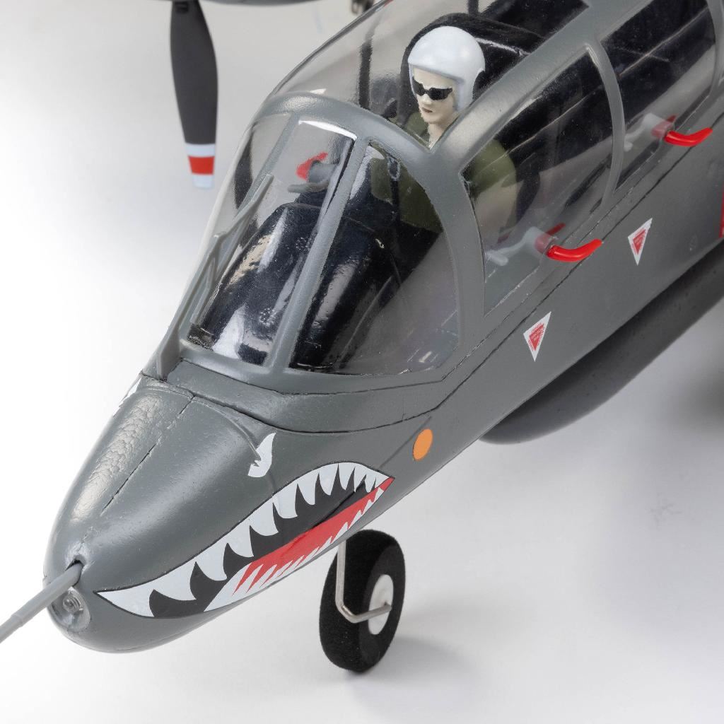 E Flite Micro Ov-10 Bronco 645Mm Bnf Basic With As3X And Safe Select