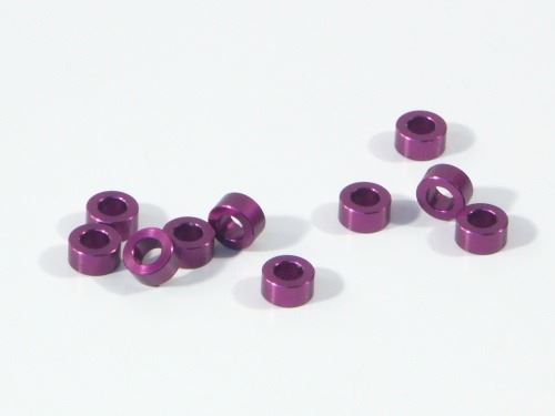 HPI Aluminium Washer 3 X 6 X 3.0mm (Purple/10 Pcs)