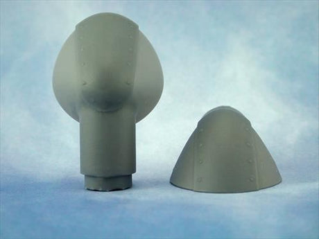 Radio Active Cowl Ventilators (Resin) 37 - H45mm - with fabricating detail