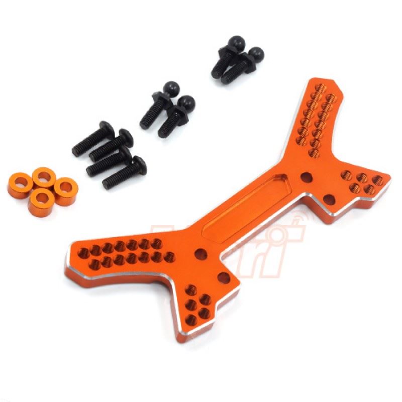 Yeah Racing Aluminum Front Damper Stay Orange For HPI Sprint 2