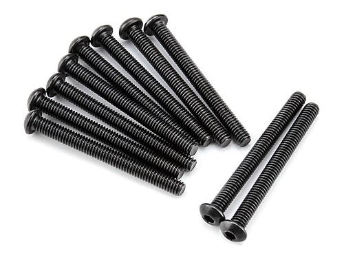 HPI Button Head Screw M2.5X25mm (Hex Socket/10Pcs)