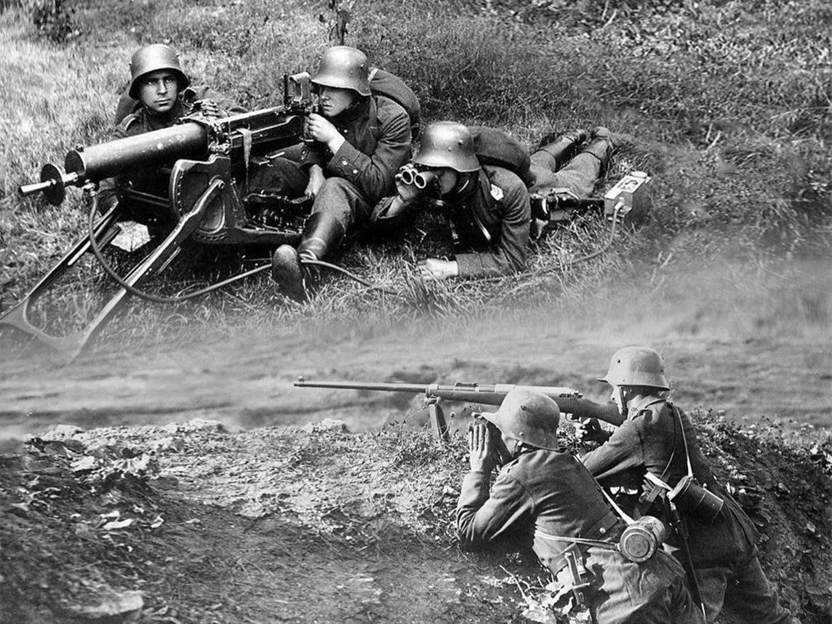 Icm �Panzerabwehr, 1918’ German Wwi Soldiers (4 Figures)