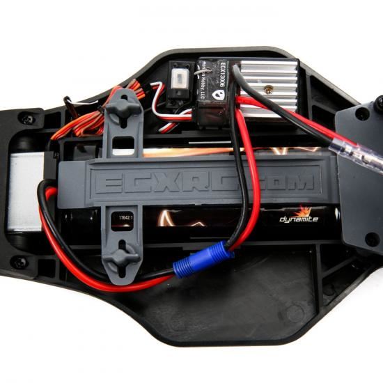 ECX AMP MT 1:10 2WD Monster Truck: Black/Green RTR INT (ECX03028IT2)