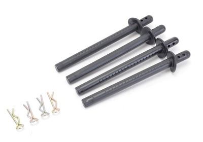 Schumacher Body Posts and R Clips- Mi5evo (pk 4)