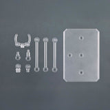 Bandai Hobby Action Base 6 Clear (Set Of 2)