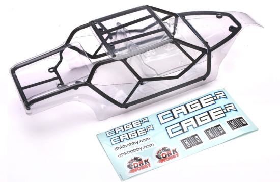 DHK Cage-R - Clear Body with Cage & Decals