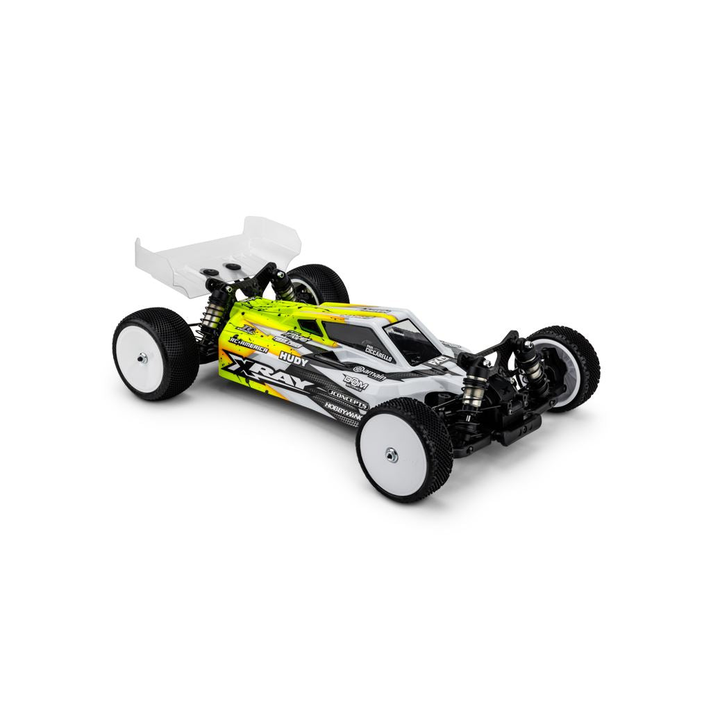 S2 - Xray Xb4 2024 Body W/Carpet/Turf/Dirt Wing Lw