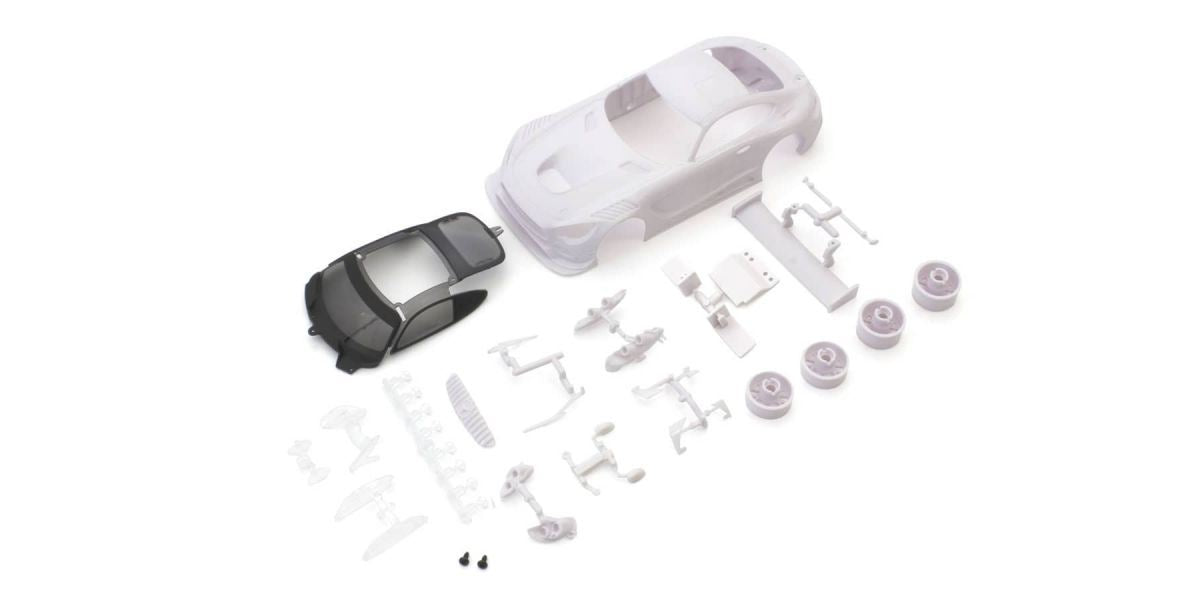 Bodyshell Mercedes Amg Gt3 Mini-Z + 2Wd Rims (White Body)