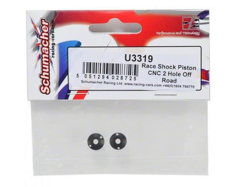 Schumacher Race Shock Piston; CNC 2 Hole Off Road
