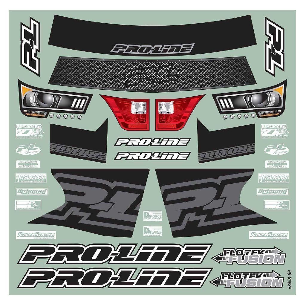 Proline 1/10 Pre-Cut Flo-Tek Fusion Clear Body: Short Course