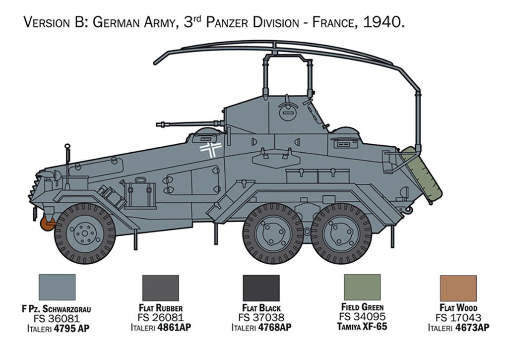 Italeri Sd. Kfz. 232 6 Rad.
