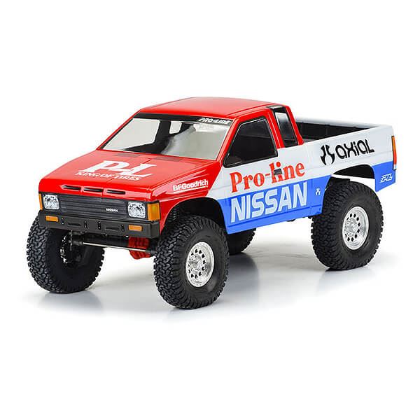 Proline 1/10 1987 Nissan Hardbody D21 Clear Body 12.3  (313mm) Wb Crawlers