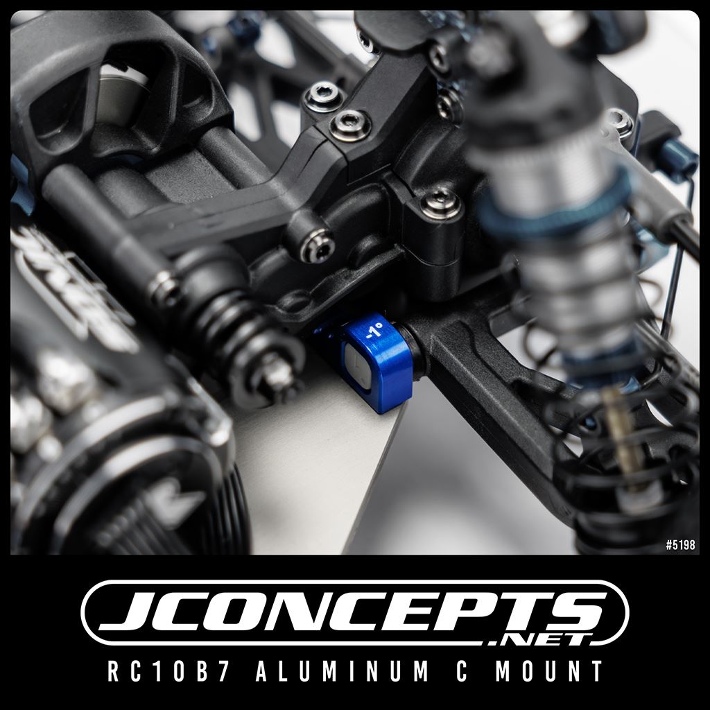 Rc10B7 Aluminum -1 Degree C Mount - Blue