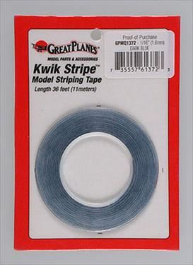 GPLANES Striping Tape Dark Blue 1/16" (1.5mm x 11m)