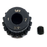 Yeah Racing 32 Pitch 17T HD Steel 5mm Bore Motor Gear Pinion