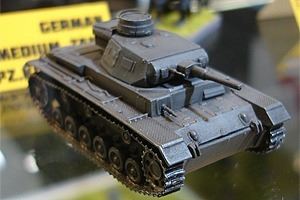 Zvesda 1/100 German Tank Panzer III