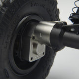 Yeah Racing Aluminum Essential Conversion Kit Gun Metal For Axial 1/18 UTB18 Capra