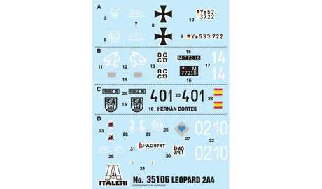 Italeri Leopard 2A4 Tank
