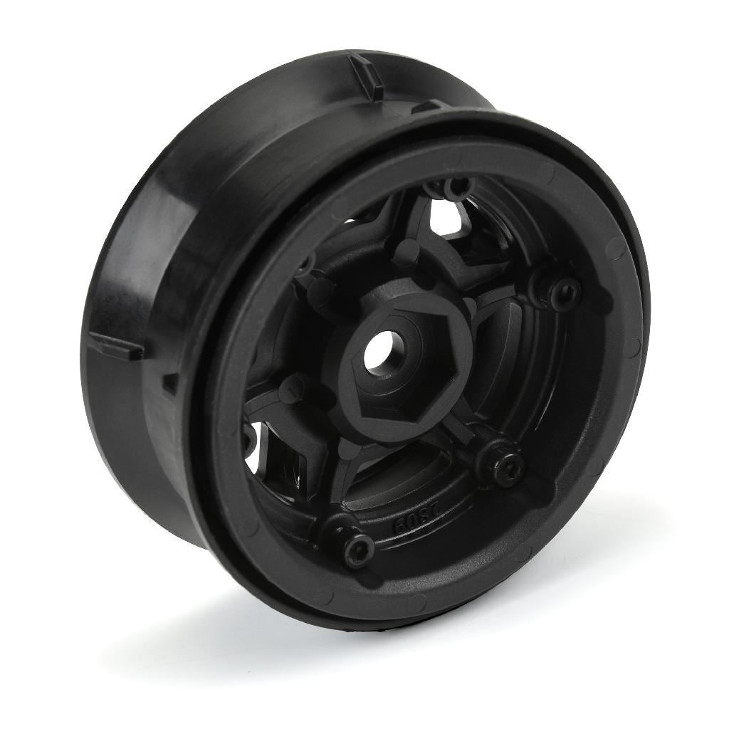 Proline 1/10 Holcomb F/R 1.9In 12mm Crawler Bead-Loc Wheels (2) Black