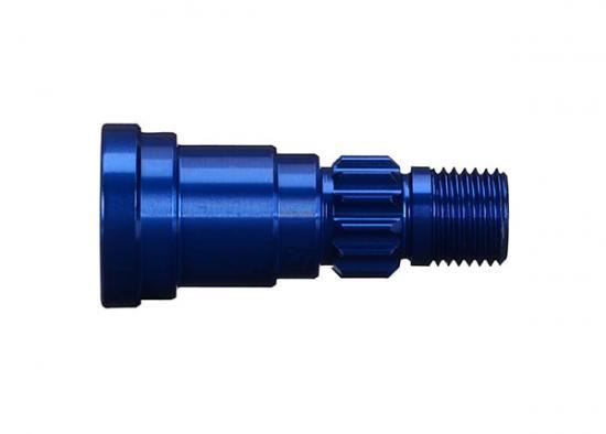 TRAXXAS Stub axle, aluminium (blue-anodised) (1) (use #7750X drivesh
