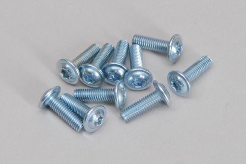 FG Modellsport P.Head TP Fl Torx Screw 3x10mm (10)