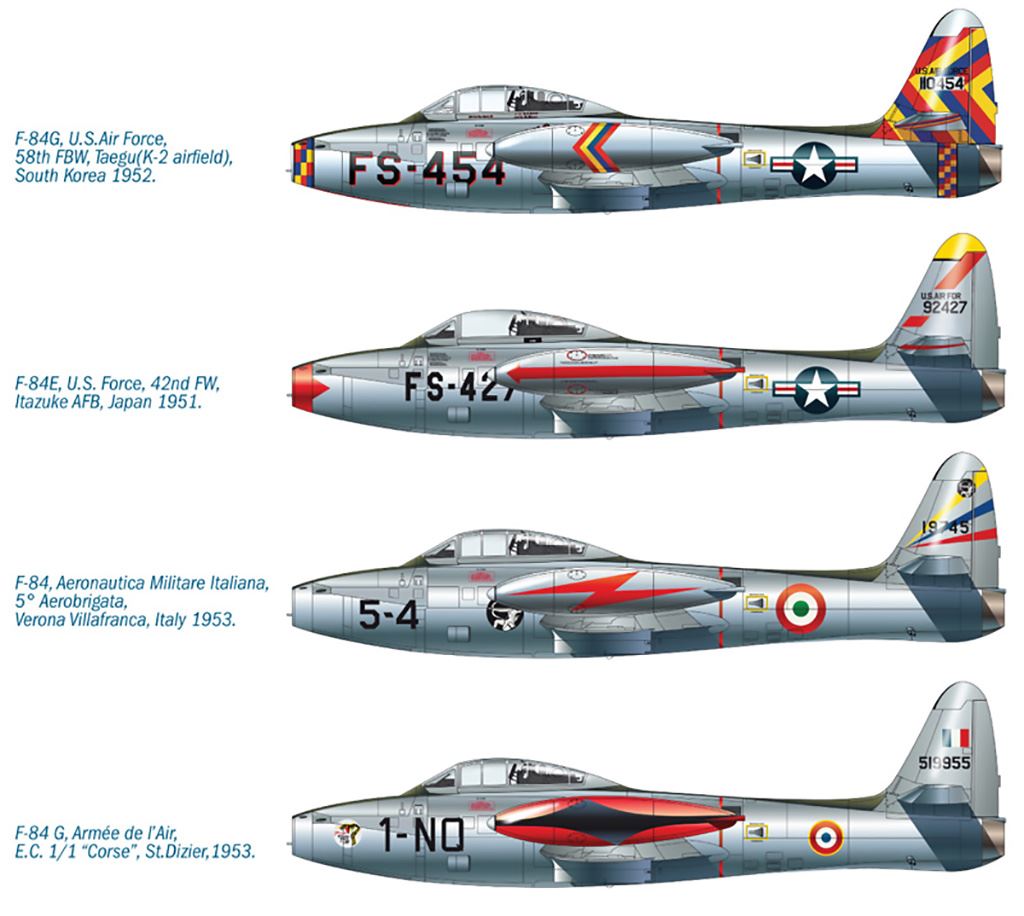 Italeri F-84G Thunderjet RR