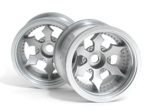 HPI Spike Truck Wheel (Matte Chrome/2Pcs)