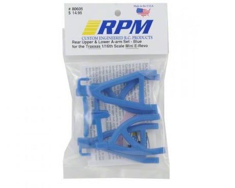 RPM Traxxas 1/16th E-Revo Rear A-Arms Blue