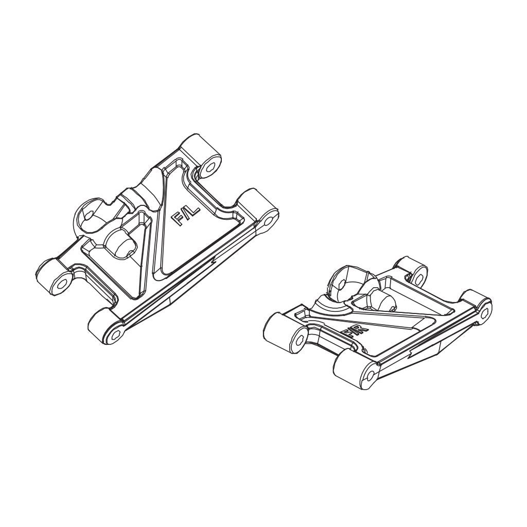 Pd Racing Fr. Lower Suspension Arm 2Pcs