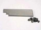 TRAXXAS Suspension pin set, stainless steel (w/ E-clips)