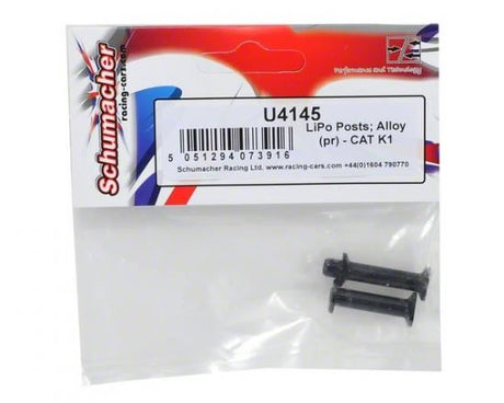 Schumacher LiPo Posts; Alloy (pr) - CAT K1