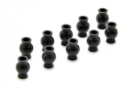 HOBAO MT STEEL STEERING BALL END 6.8MM, 10PCS