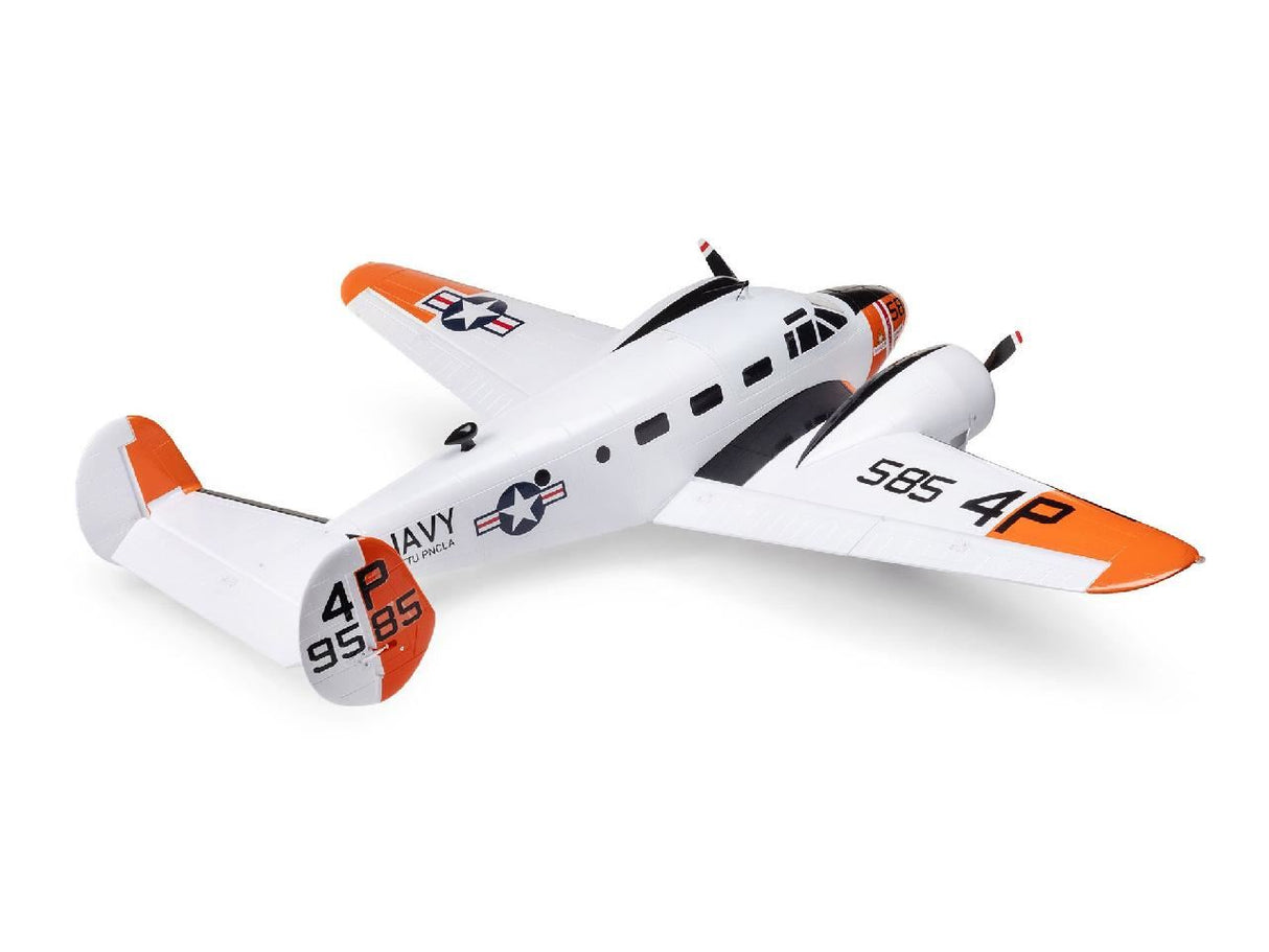 E Flite Beechcraft D18/Rc-45J 1.5M Pnp