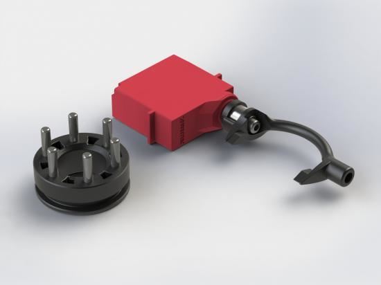 ARRMA ADS-08 Diff Locking Servo Set Nero