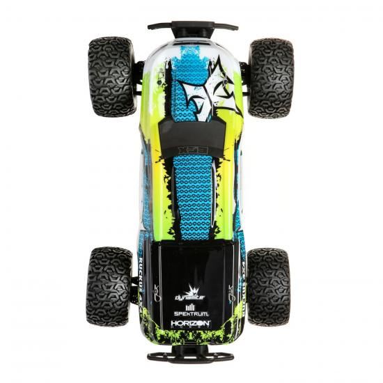 ECX 1/10 4WD Ruckus Brushed Green/Blue RTR (ECX03242T2)