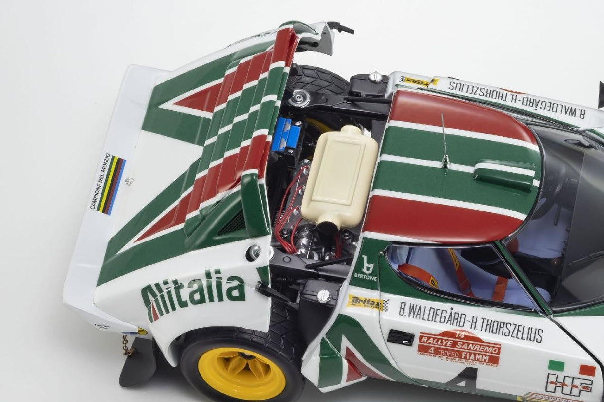 Kyosho 1:18 Lancia Stratos Hf B.Waldegard Winner San Remo 1976 Nr.4