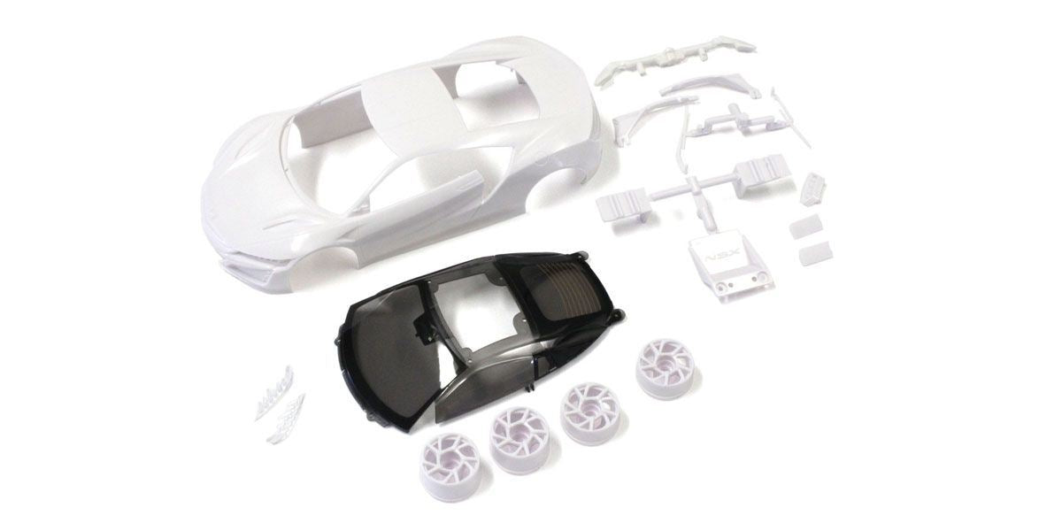 Bodyshell Honda Nsx Kyosho Mini-Z + 2Wd Rims (White Body)