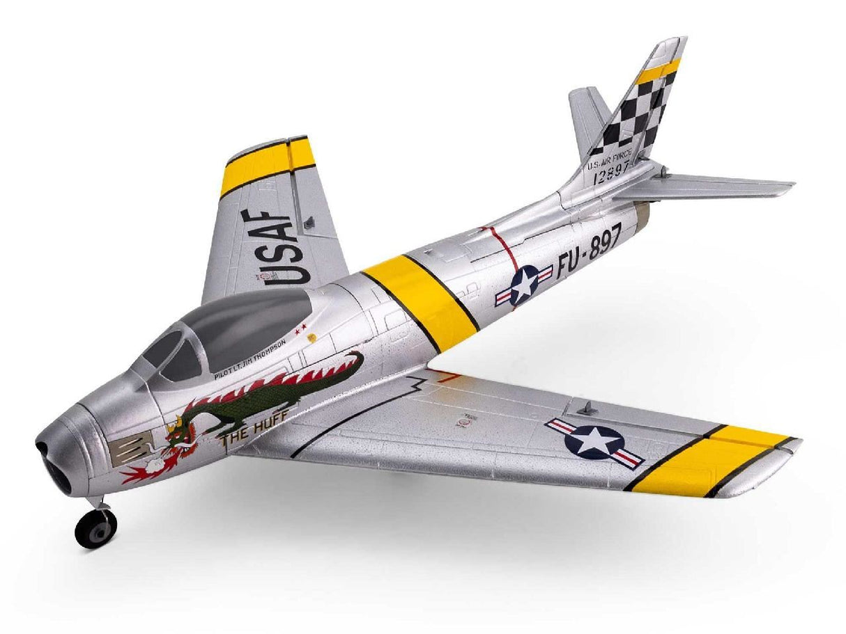 E Flite UMX F-86 Sabre 30mm EDF Jet BNF Basic with AS3X and SAFE Sel
