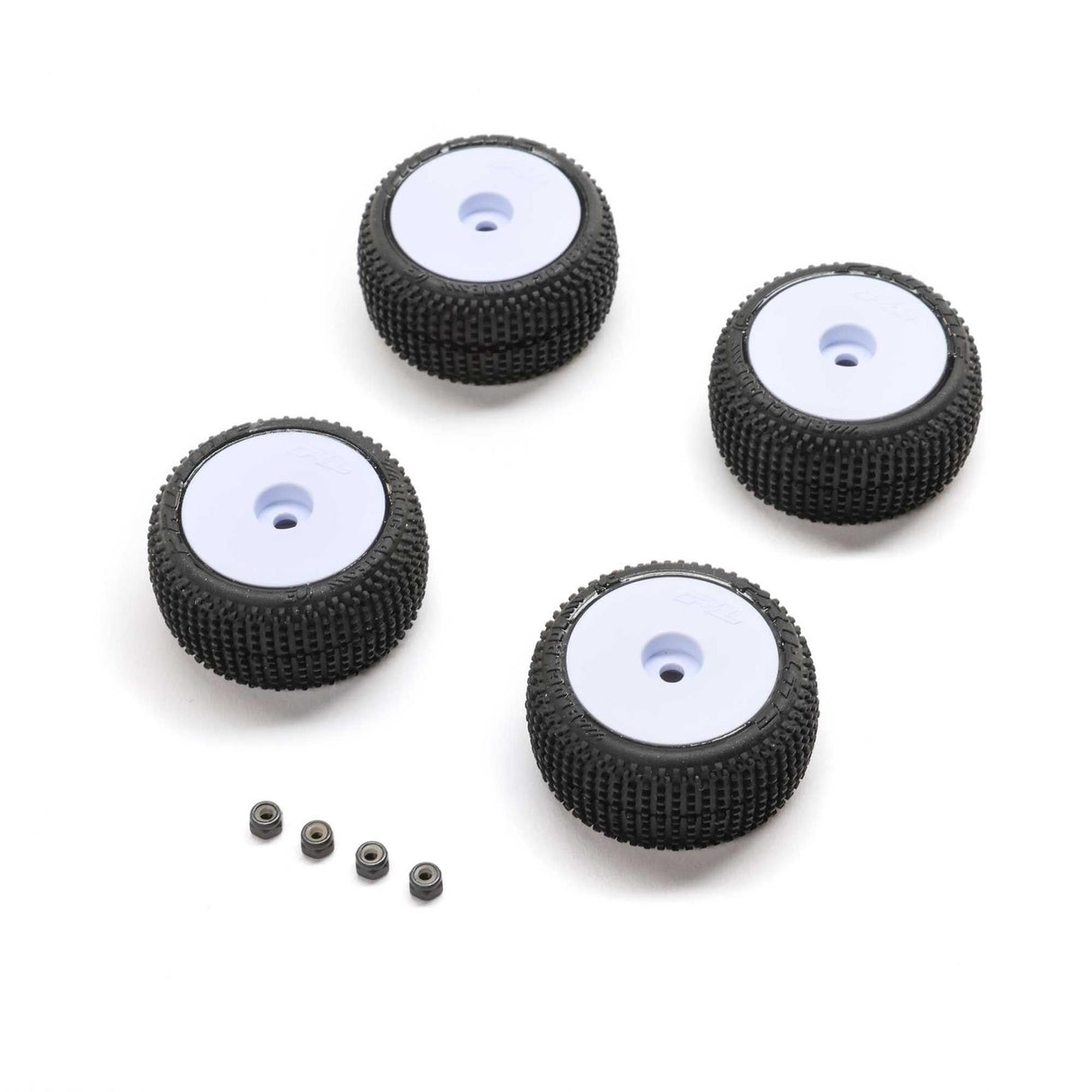 Pro Blockade Tire, Pro-Line Oe, Wheel, White, Mounted: Micro-T