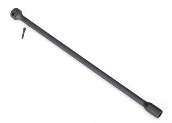 TRAXXAS Driveshaft, center, plastic, (black)/ screw pin