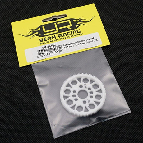 Yeah Racing Competition Delrin Spur Gear 64P 100T For 1/10 On Road Touring Drift