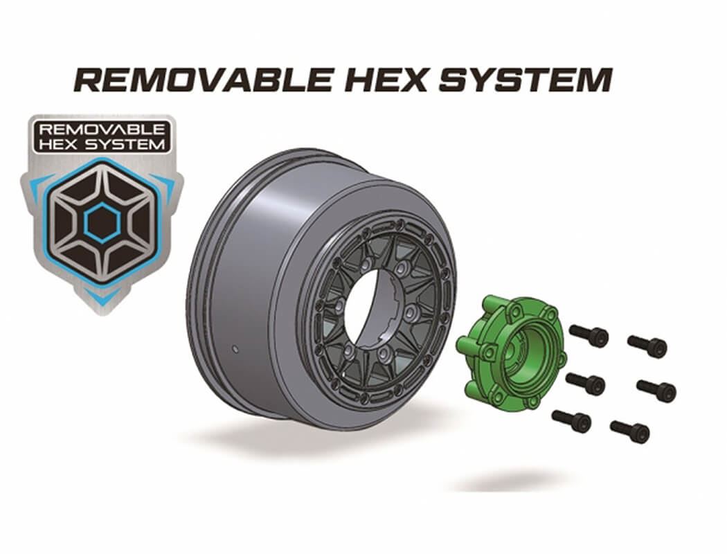 Louise Rc Sc-Rocket 1/10 Soft Removable Hex 12,14,17Mm